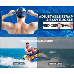 Lunettes de natation grand angle anti-buée
