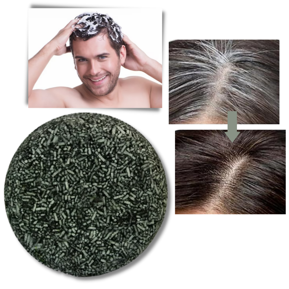 Natural Solid Shampoo for Gray Hair