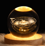 Lampe de nuit 3D céleste CrystalCosmos