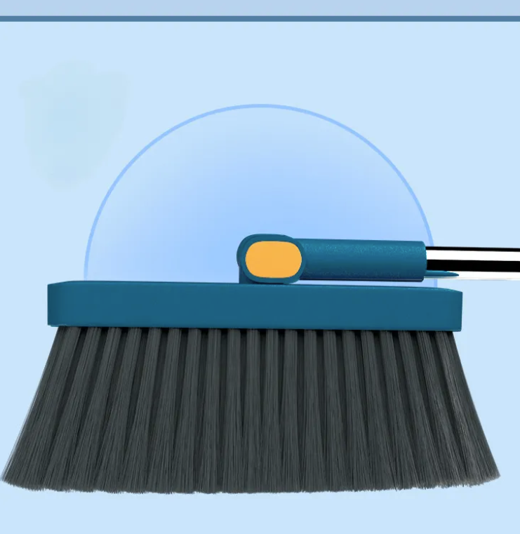 Notched Broom and Shovel for Effective Debris Capture