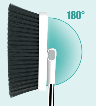 Notched Broom and Shovel for Effective Debris Capture