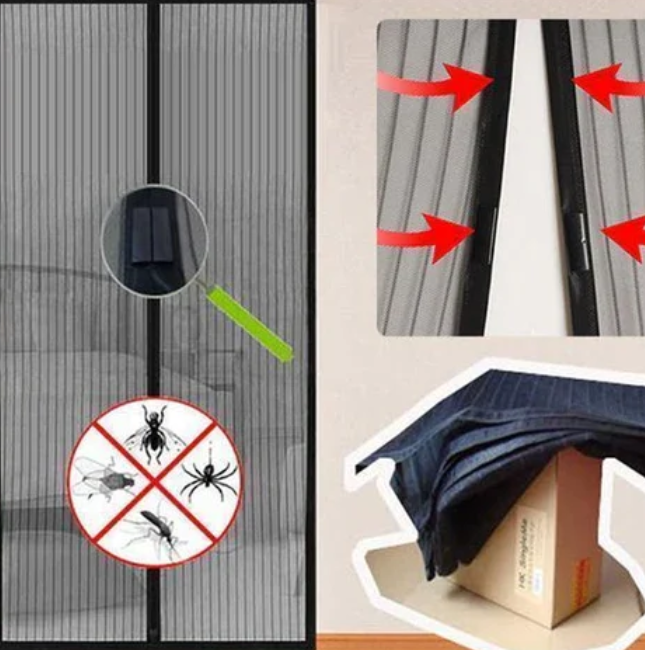 Écran Magnétique Premium InsectGuard pour Porte