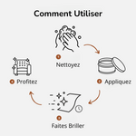 Leather and Wood Conditioner with 3 Microfiber Cloths