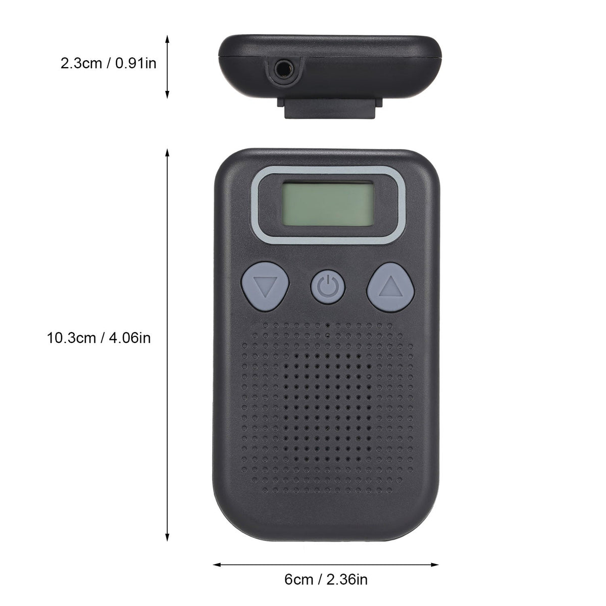 Battery-Operated In-Ear Hearing Aid with Sound Amplifier