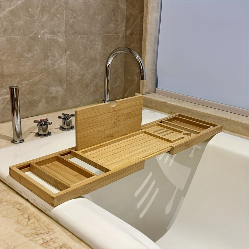 Bamboo Bath Caddy - Relaxation Essential