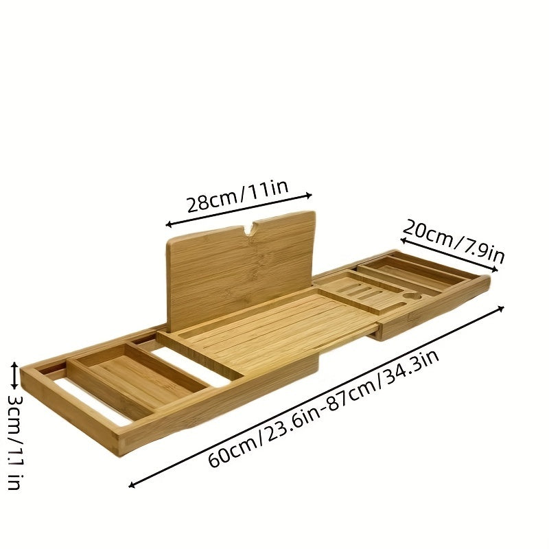 Bamboo Bath Caddy - Relaxation Essential