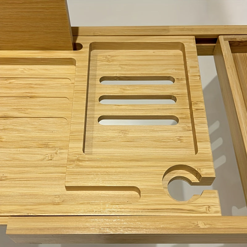 Bamboo Bath Caddy - Relaxation Essential