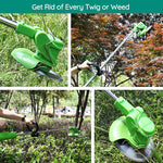Cordless Electric Grass Trimmer with Battery