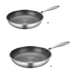 Non-stick stainless steel pan