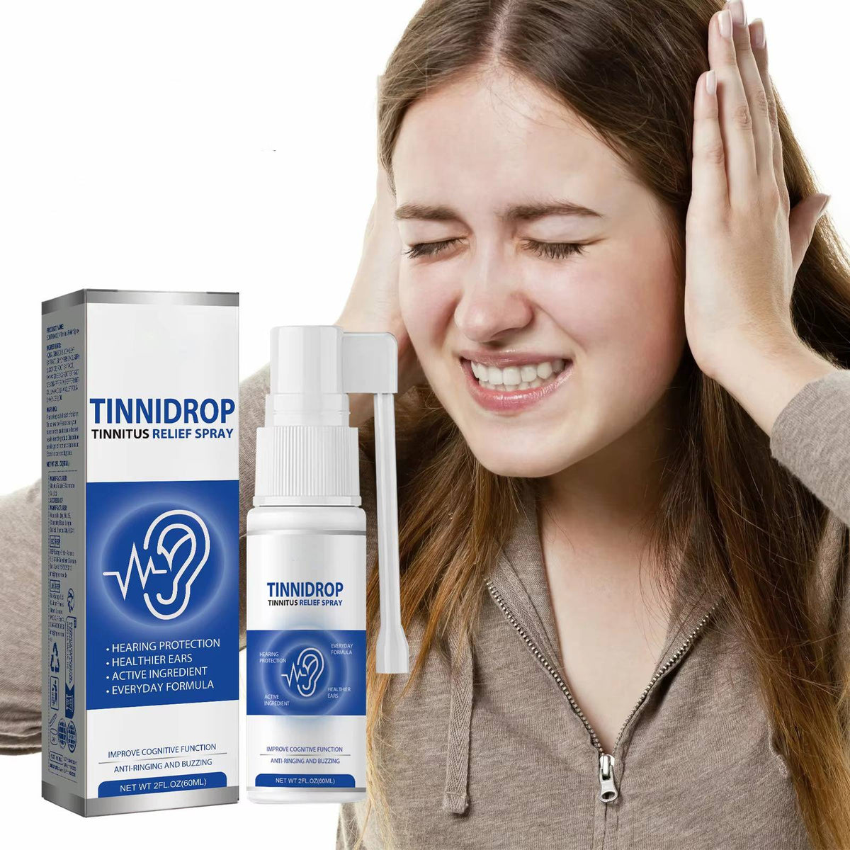 2-Pack Tinnitus Relief Ear Drops