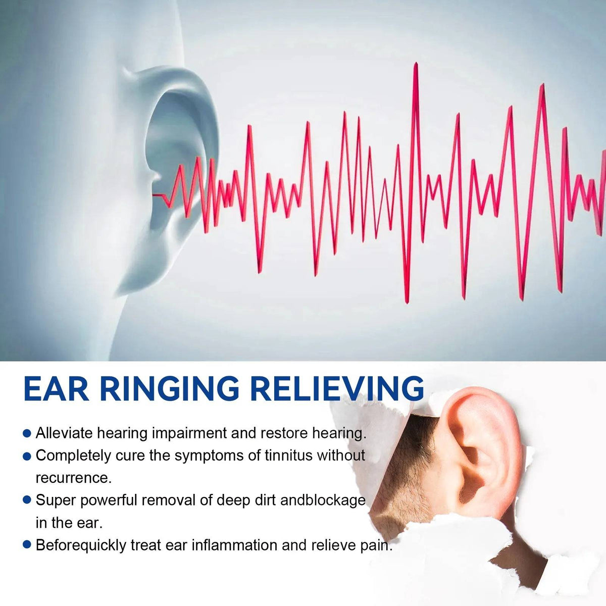 2-Pack Tinnitus Relief Ear Drops