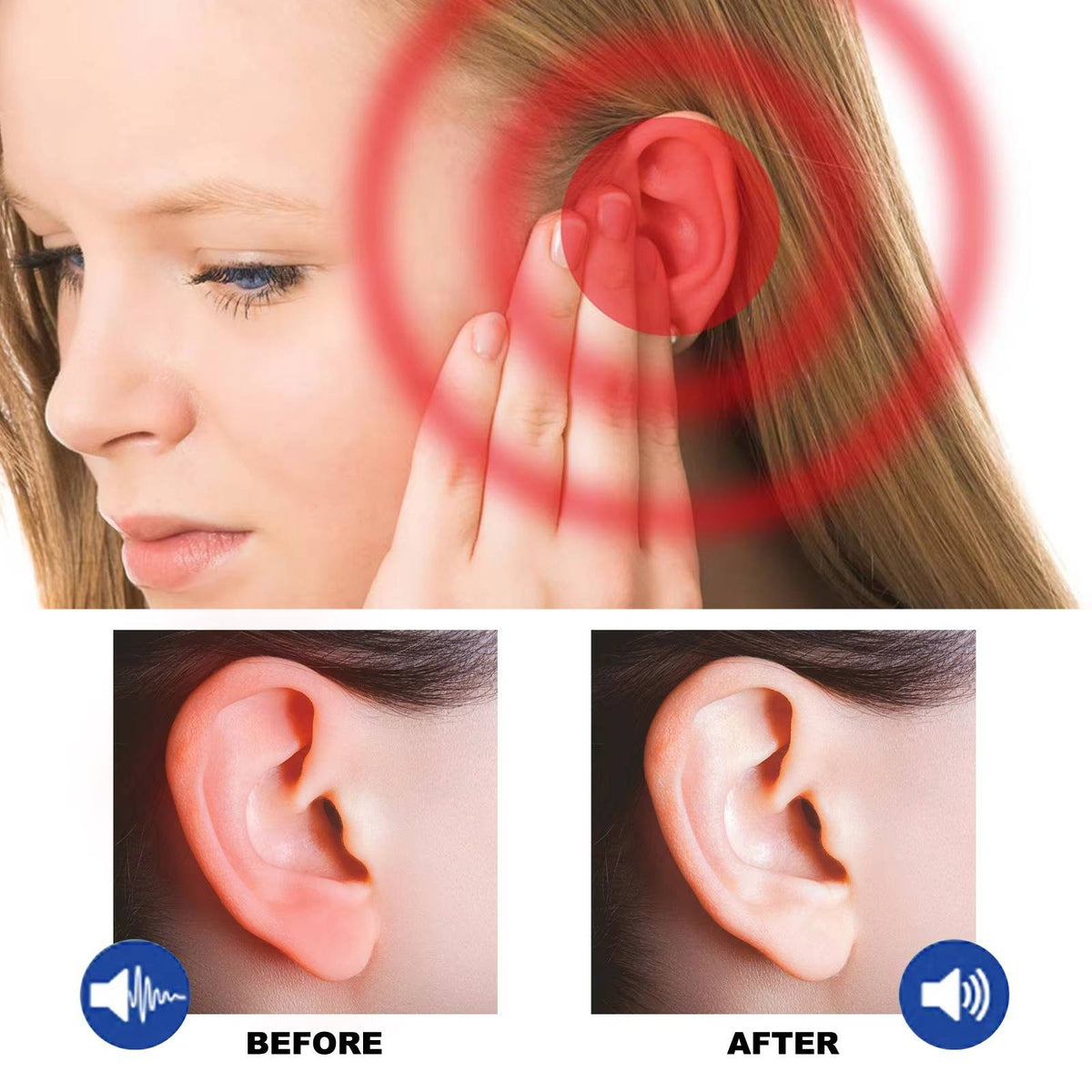 2-Pack Tinnitus Relief Ear Drops
