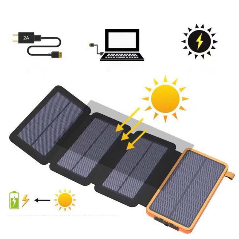 25000mAh Solar Charger - Fast Charge