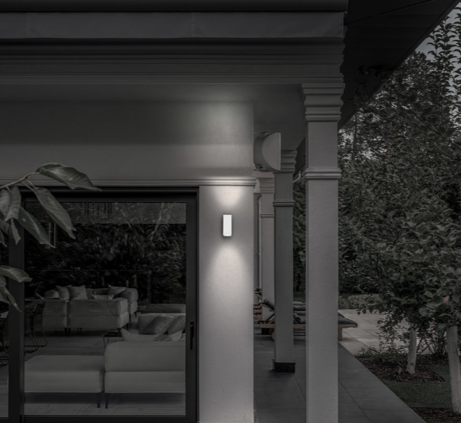 LumiCube Éclairage Extérieur Double Face Élégant Murale
