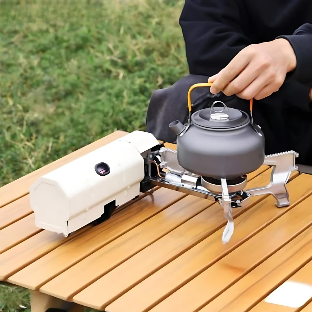 Compact Folding Gas Stove for Camping