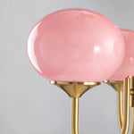 Lustre Macaron Élégance Florale Suspendu Design