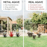 Metal Agave Americana Decor Plant