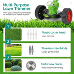 Cordless Electric Grass Trimmer with Battery