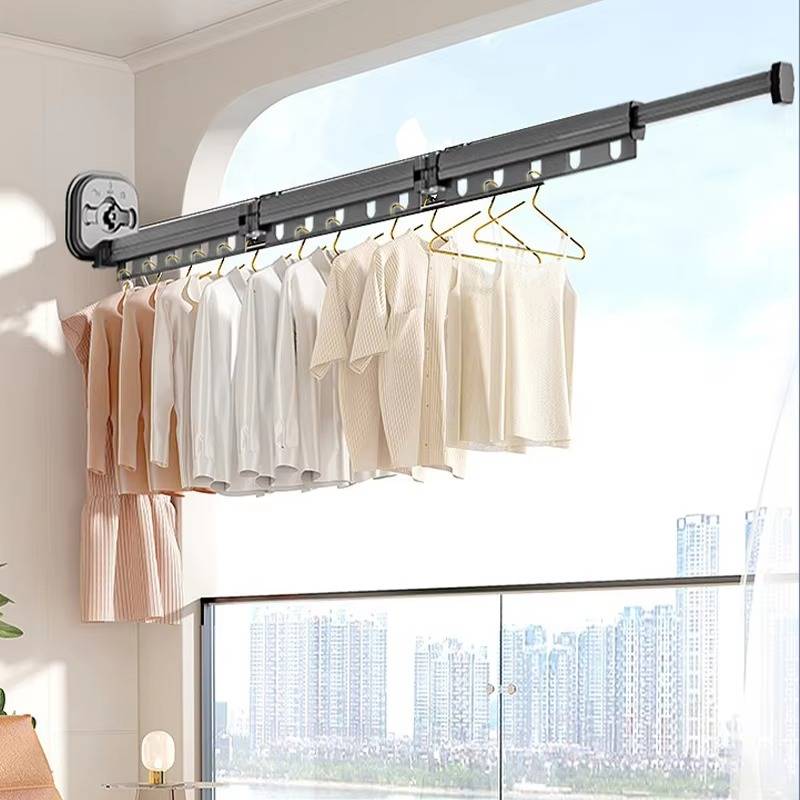 Expandable and Sturdy Fabric Clothes Drying Rack
