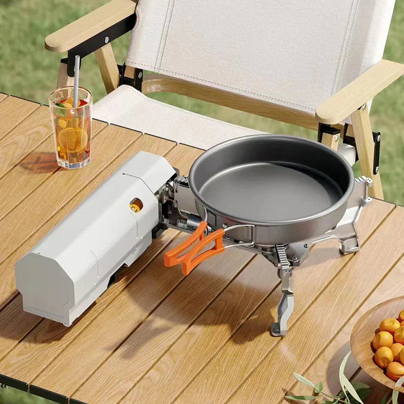 Compact Folding Gas Stove for Camping