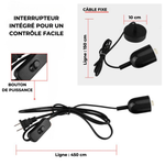 Luminaire Moderne Suspension en Verre Design