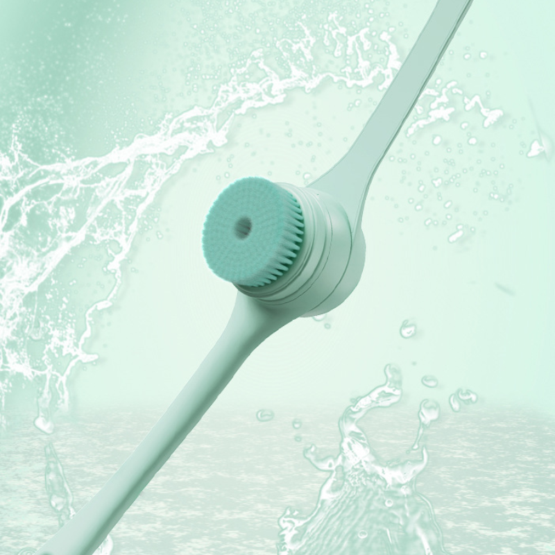 Brosse de Bain Électronique Double Poignée pour Nettoyage Facile