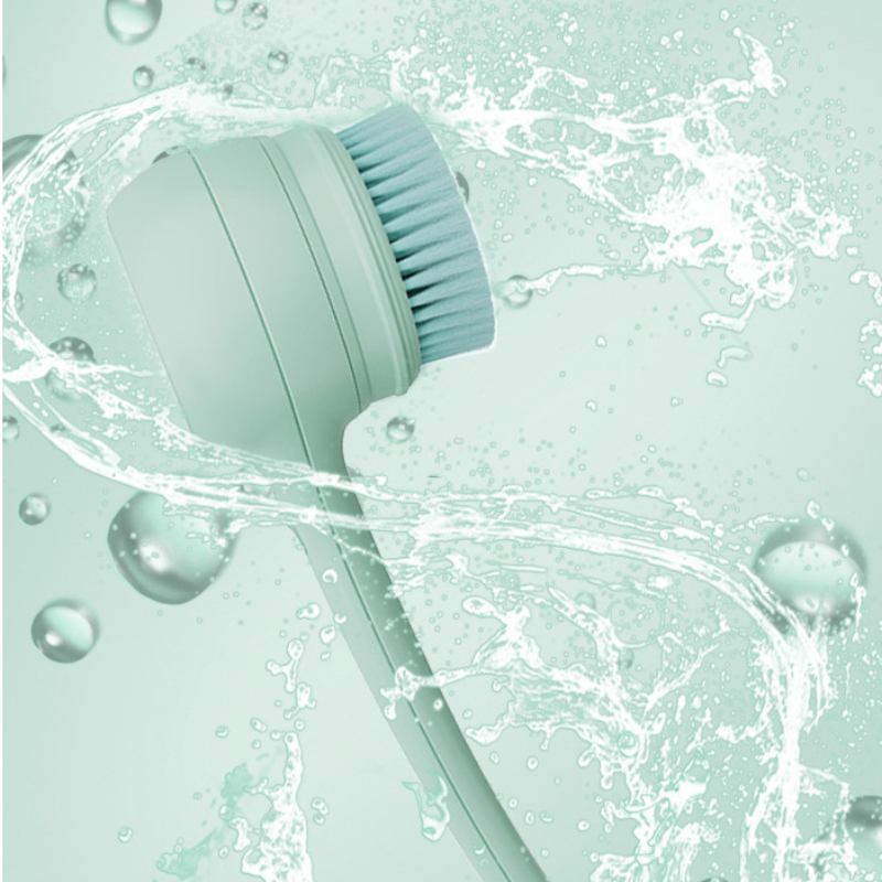 Brosse de Bain Électronique Double Poignée pour Nettoyage Facile