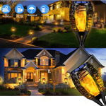 Lampe Solaire Jardin Flamme Effet Lumineux