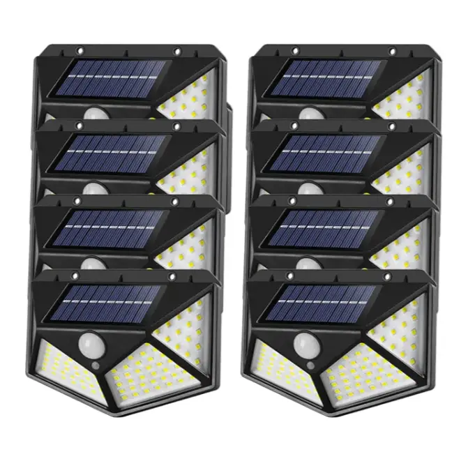 Lampes murales LED solaires étanches