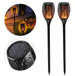 Lampe Solaire Jardin Flamme Effet Lumineux