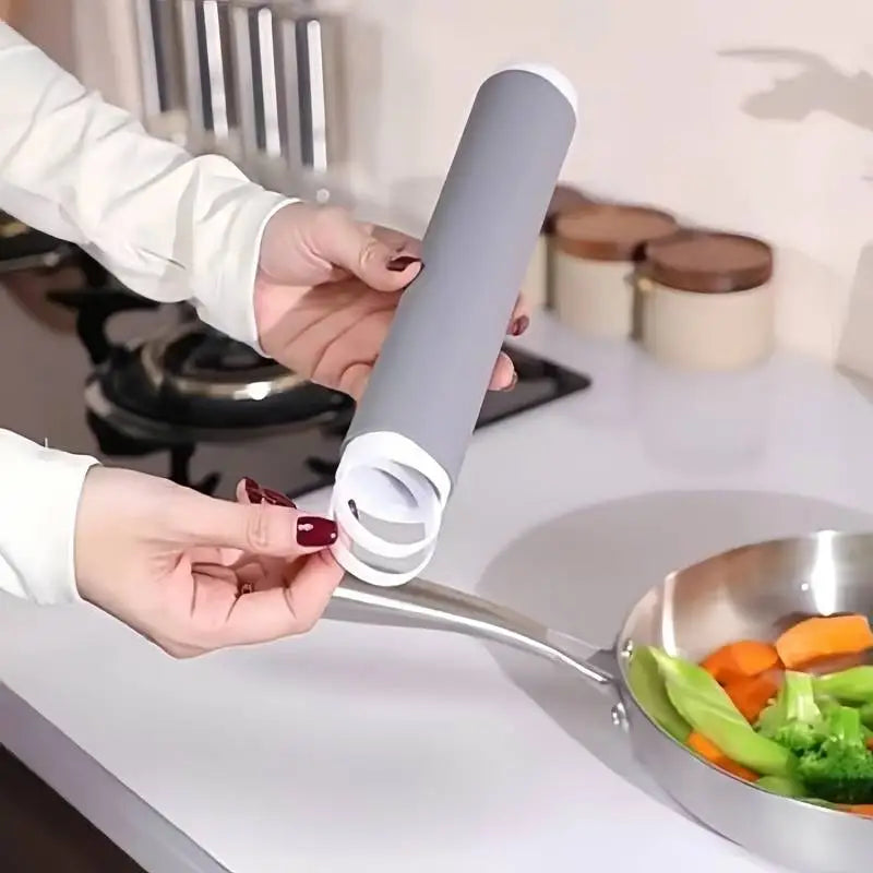 Lot de 2 Poignées de Poêle Silicone avec Couvercle