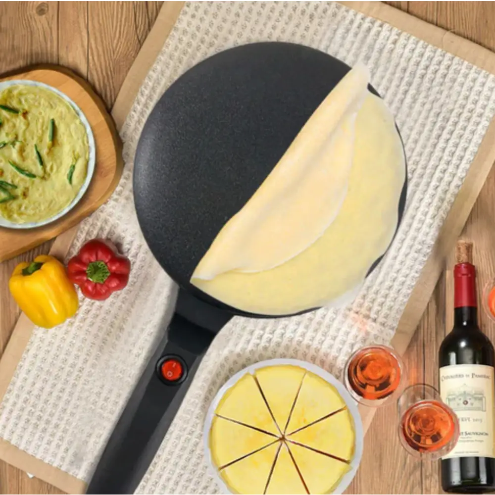 Portable Electric Crepe Maker, Fast and Safe Cooking