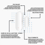 Détecteur d'ouverture de porte intelligent connecté
