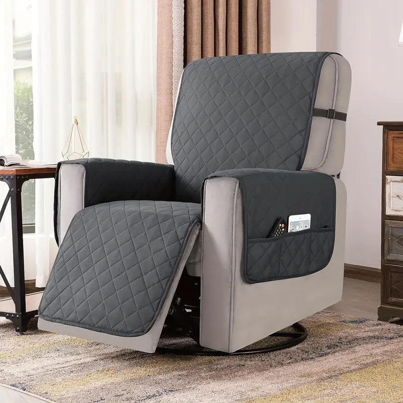 Housse de Fauteuil Extensible Antidérapante Confort Premium