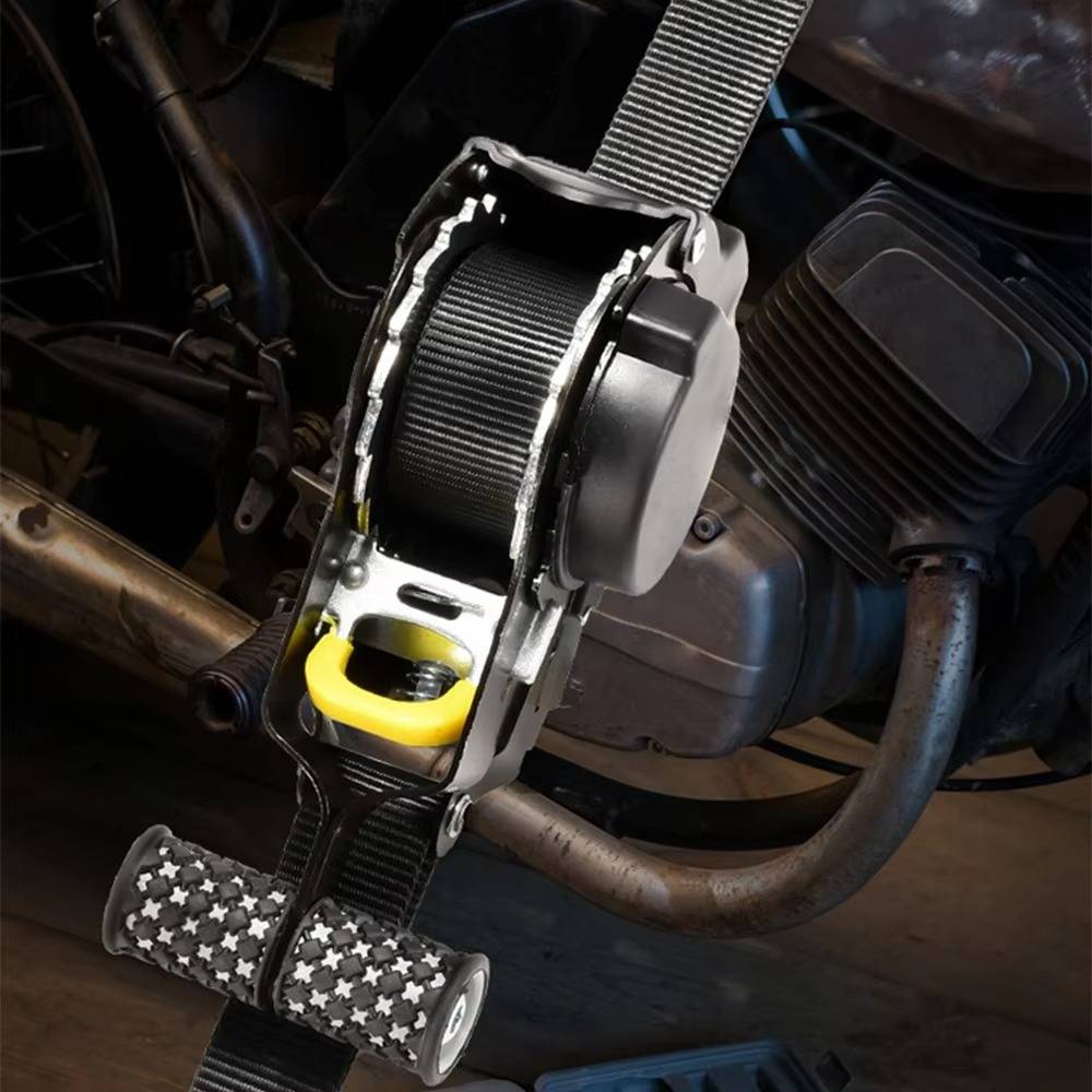 2-Pack Retractable Ratchet Tie-Downs