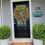 Spring Crown with Colorful Wildflowers