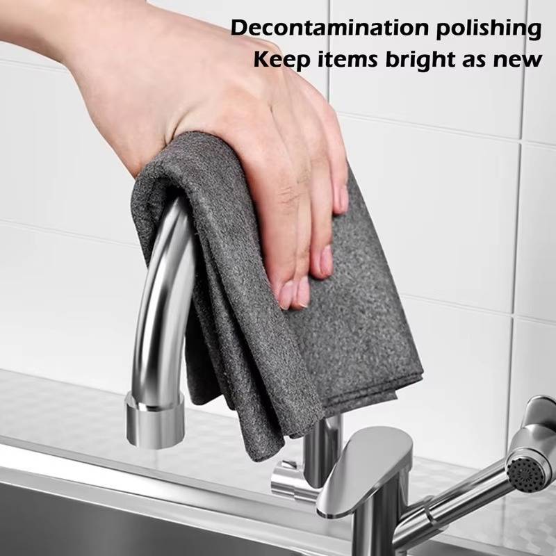10-Pack Microfiber Cloths for Windows, Car, Kitchen