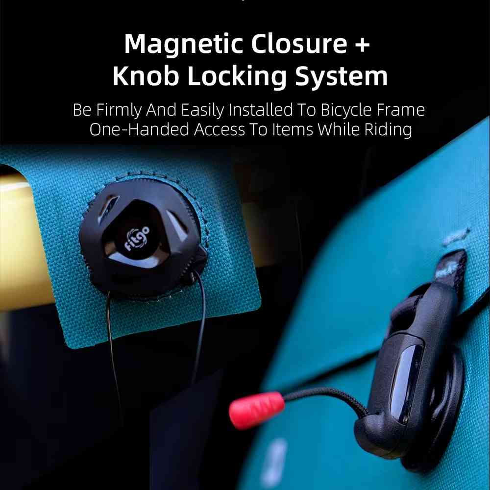 Waterproof bike bag with quick attachment