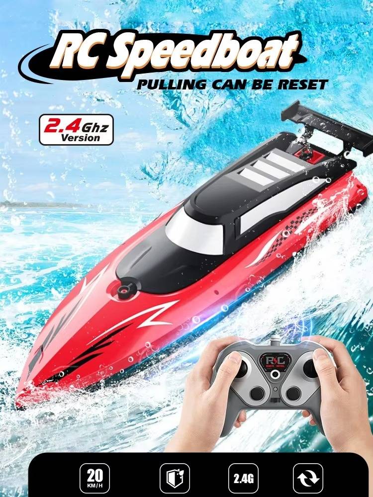 Remote-controlled boat