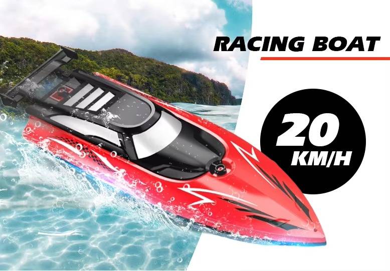 Remote-controlled boat