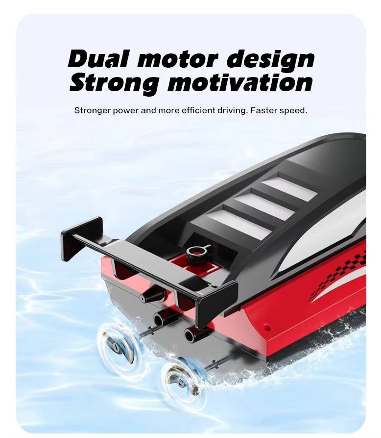 Remote-controlled boat