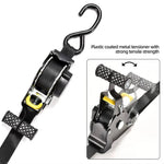 2-Pack Retractable Ratchet Tie-Downs