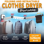 Expandable and Sturdy Fabric Clothes Drying Rack