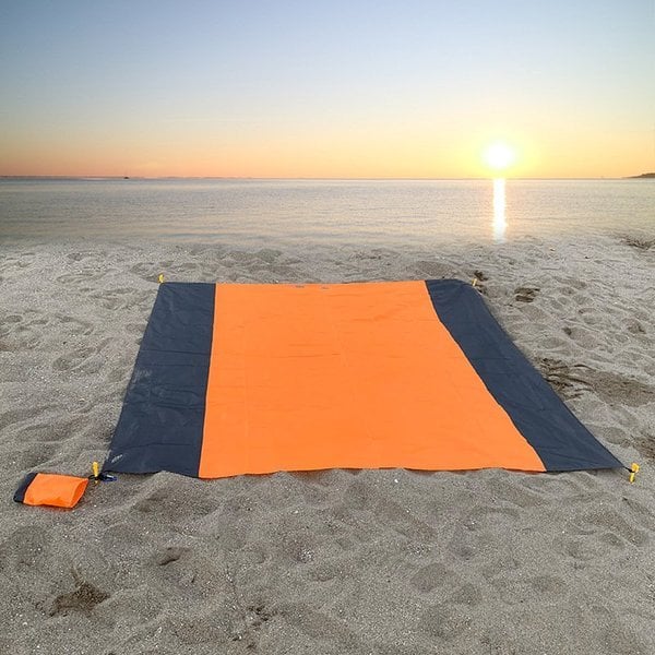 Couverture de plage étanche pour 5-8 adultes, résistante au sable