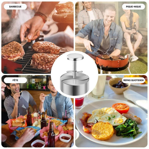 Presse Hamburger Pro pour Burgers Maison Qualité Pro