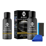 Revolutionary Plastic Restorer ÉclatAuto with Brush and Microfiber Cloth