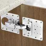 Kit Réparation Charnières Acier Inox Fix'Armoire 4 pcs