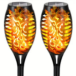 Lampe Solaire Jardin Flamme Effet Lumineux