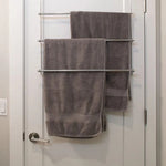 Hanging towel rack for bathroom