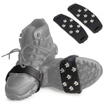 Adjustable non-slip crampons for shoes
